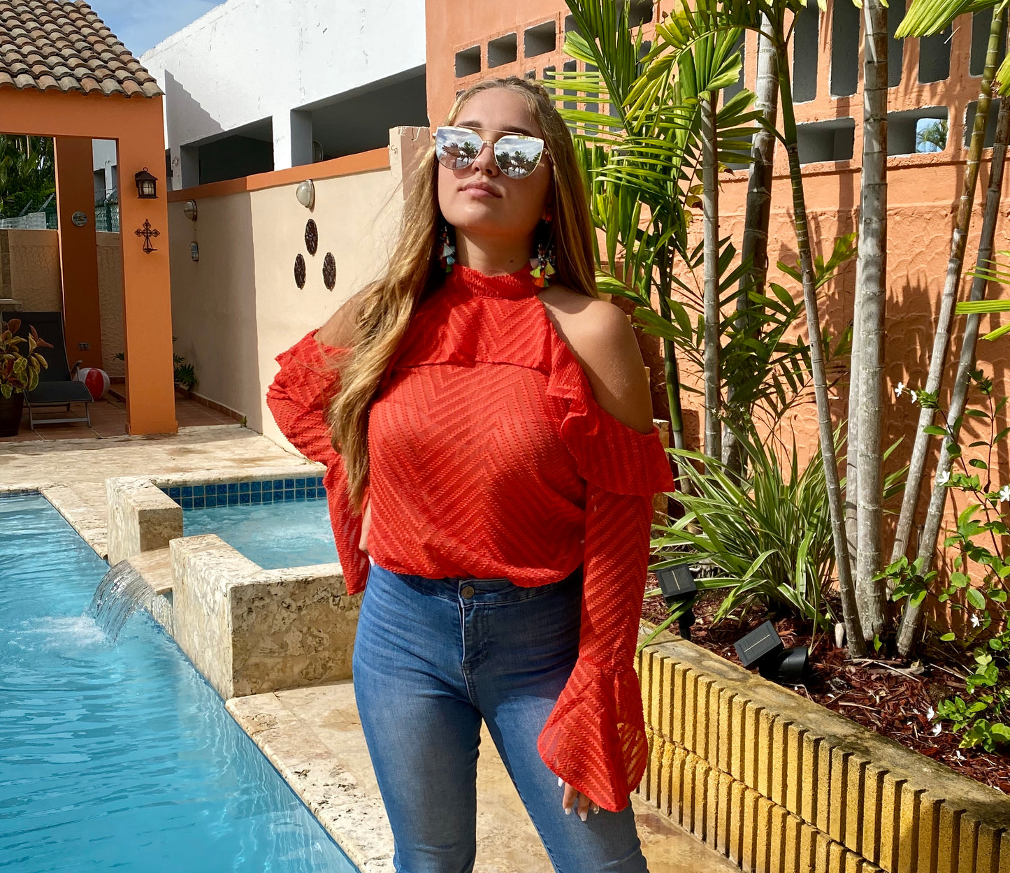 Tangerine Jam Blouse