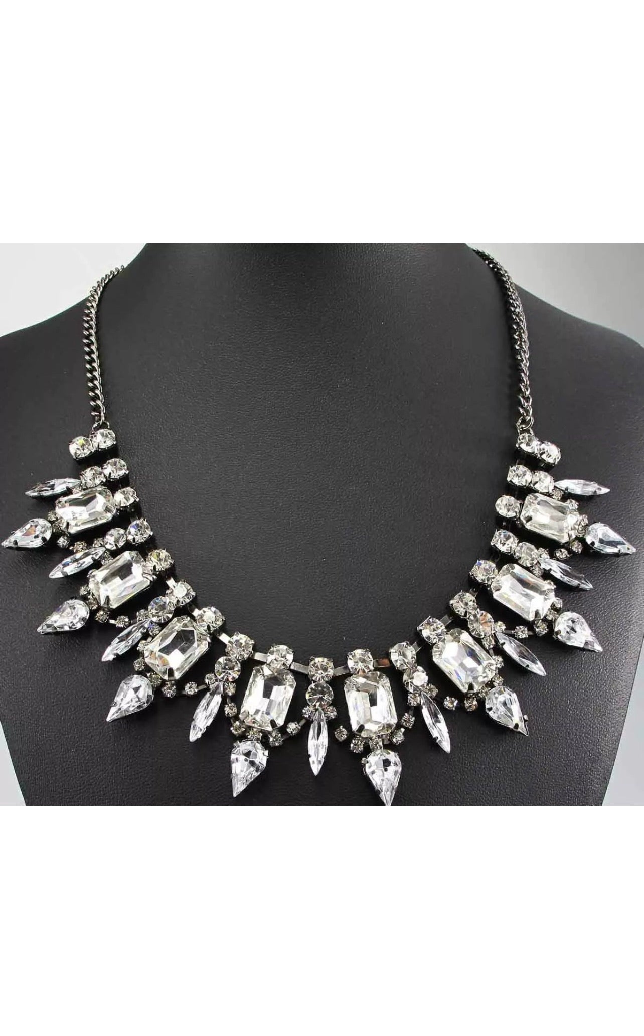 So Silver Statement Necklace