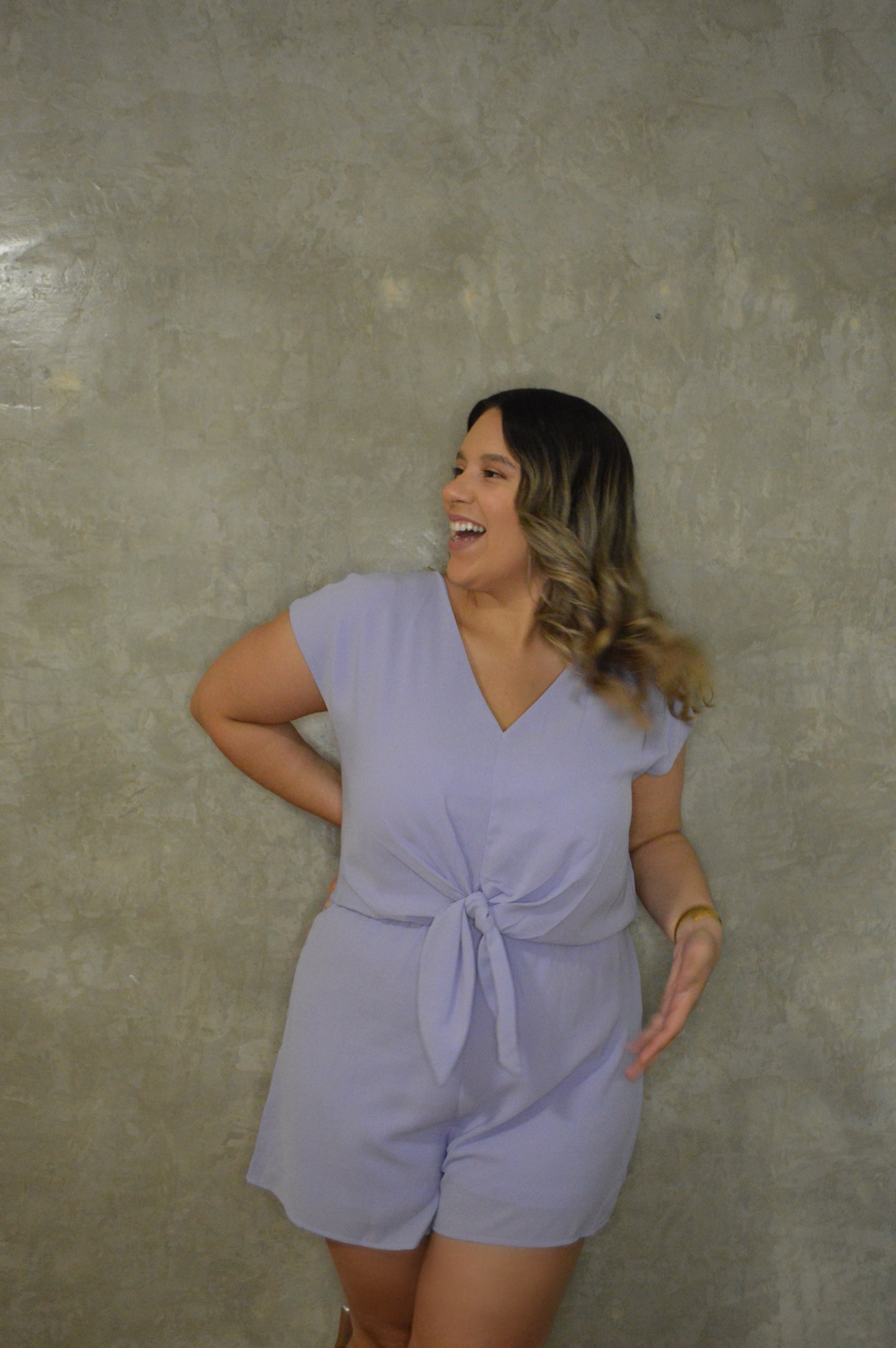 Lavender Fields Romper