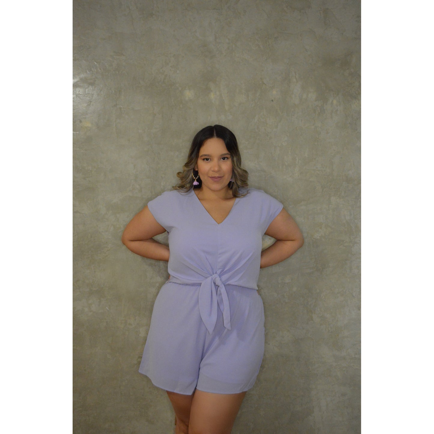 Lavender Fields Romper