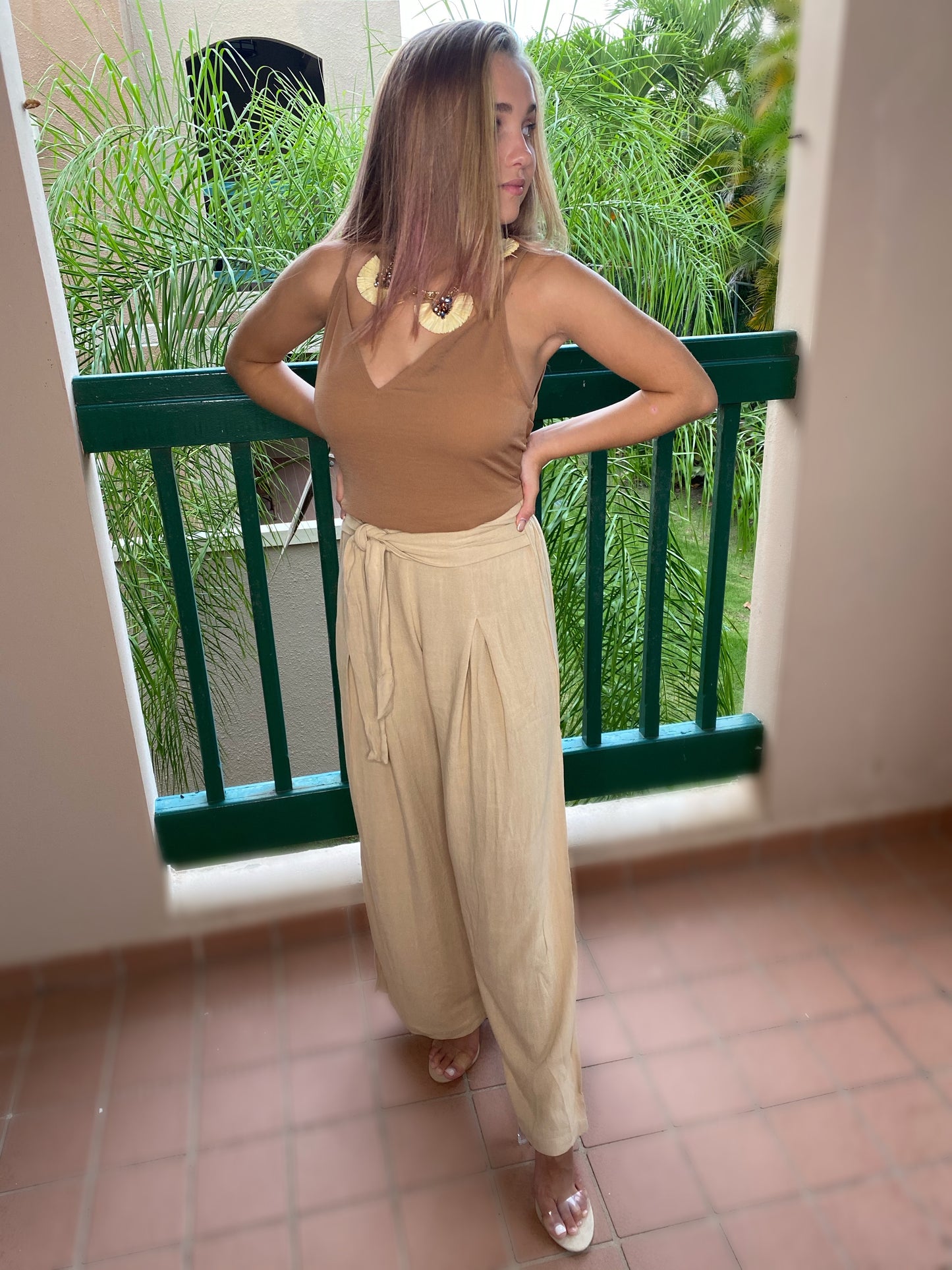 Paulette Linen Pants