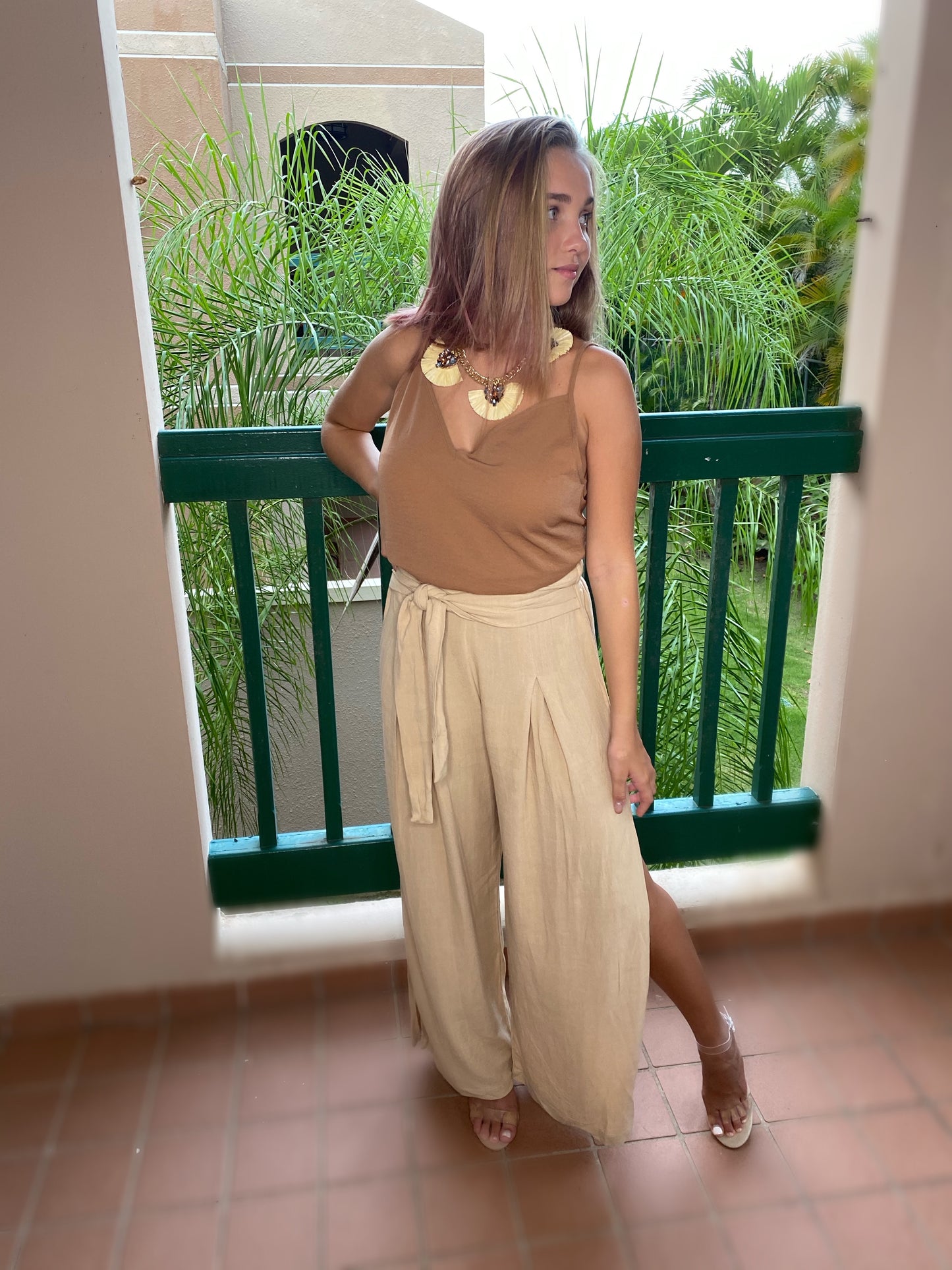 Paulette Linen Pants