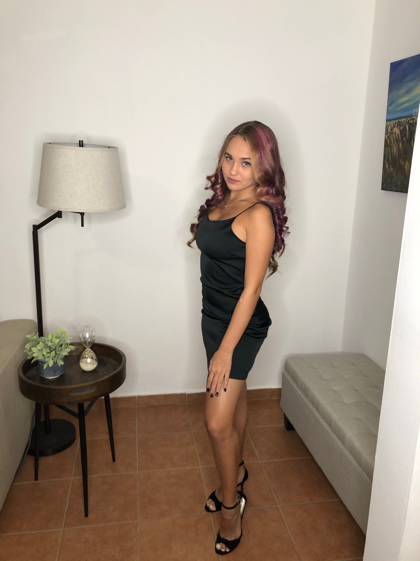 Sasha Satin Dress