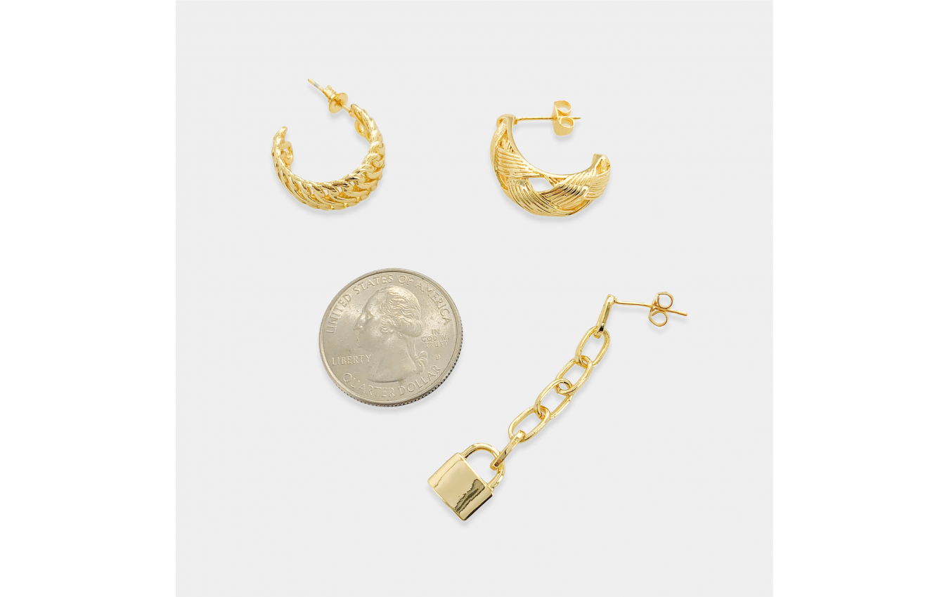 Wavy Chain Earrings